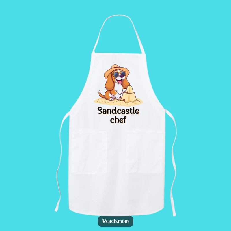 Funny Basset Hound Beach Apron: Grill and Build with Summer Confidence