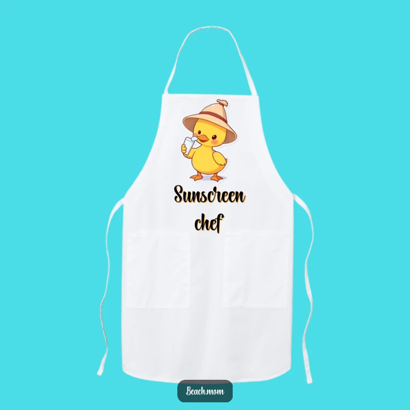Funny Duck Sun Hat Apron: Protect Your Clothes with Laughter!