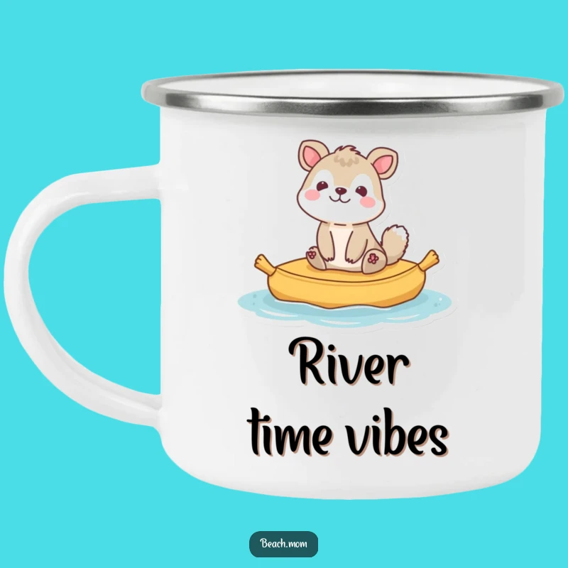 Funny Bobbing Animal Raft Camping Mug - Durable Funny Gift for Outdoors