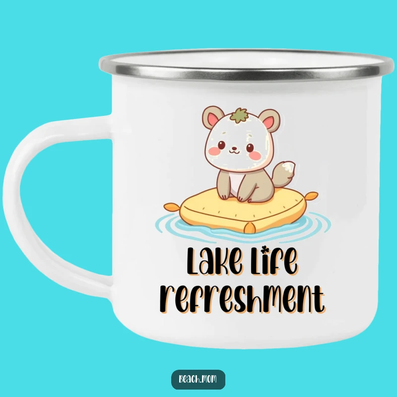 Funny Raft Bobbing Camping Mug, Happy Adventure, Perfect Gift for Outdoors