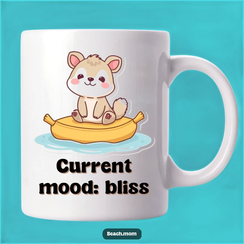 Funny Bobbing Animal Raft Mug - Relaxed Funny Gift for Chill Moments