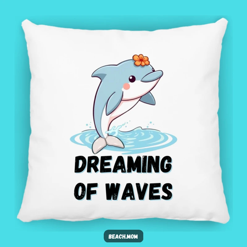 Funny Dolphin Lei Pillow: Add Tropical Comfort and Fun