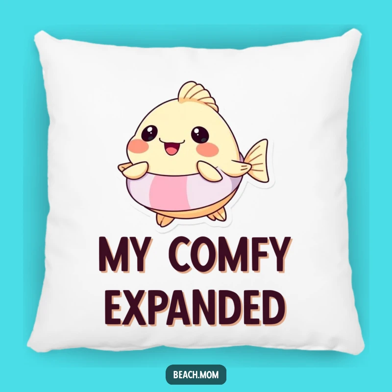 Funny Pufferfish Floatie Pillow: Cozy Comfort with Hilarious Pool Design, Perfect Funny Gift