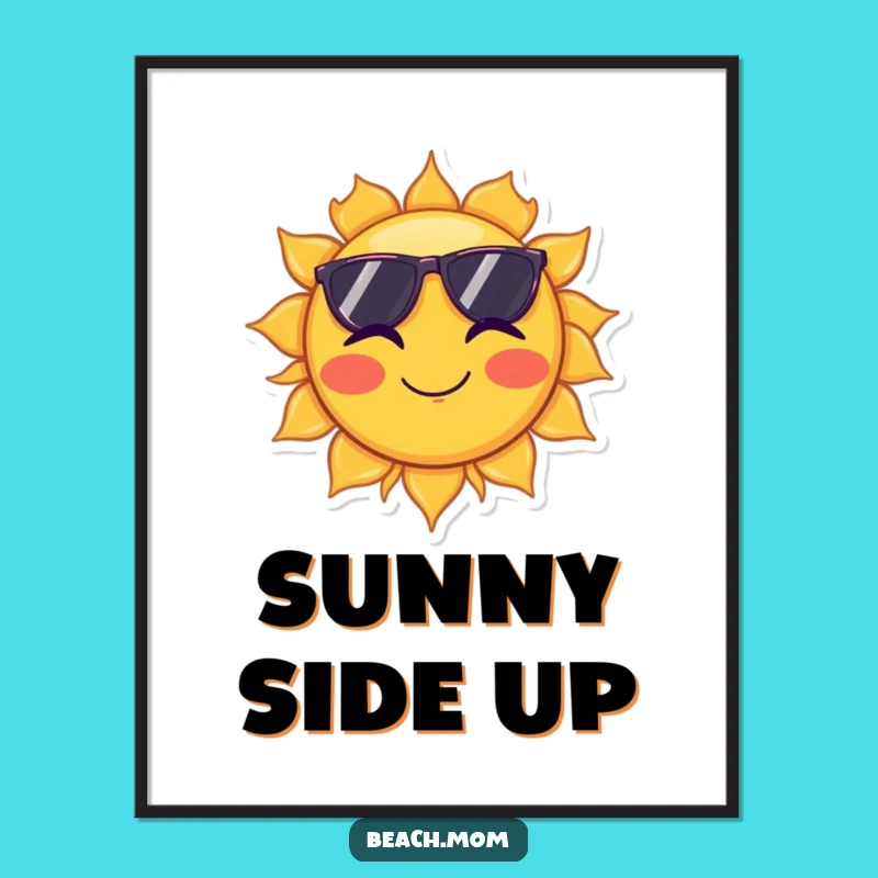 Funny Sun Sunglasses Wink Digital Art - Hilarious Celestial Print!
