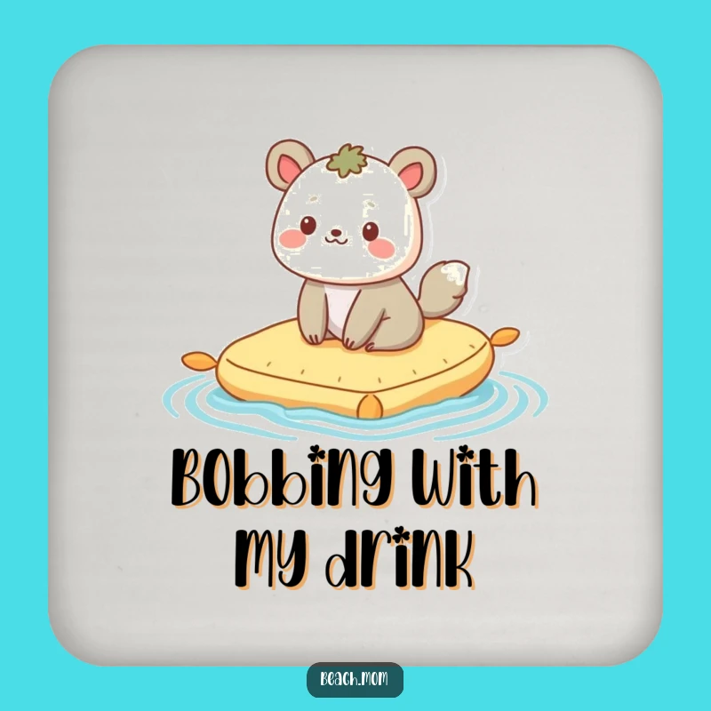 Funny Raft Coaster, Happy Bobbing Decor, Perfect Gift for Tables