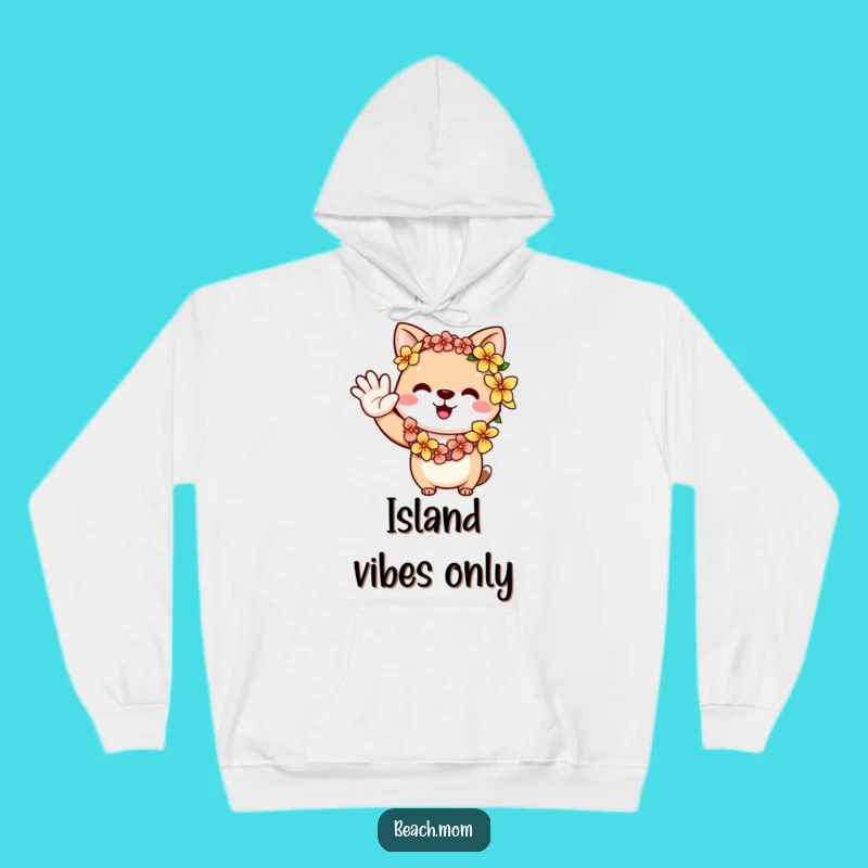 Funny Aloha Animal Lei Hoodie - Cozy Funny Gift for Island Enthusiasts