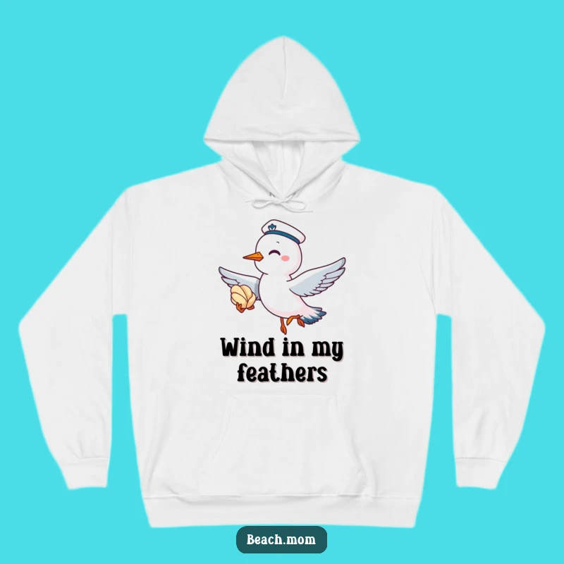 Funny Seagull Sailor Hoodie: Cozy Up with Coastal Giggles