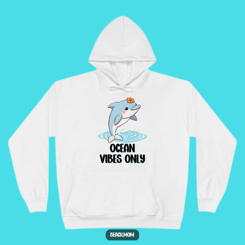 Funny Dolphin Lei Hoodie: Stay Cozy with Tropical Humor