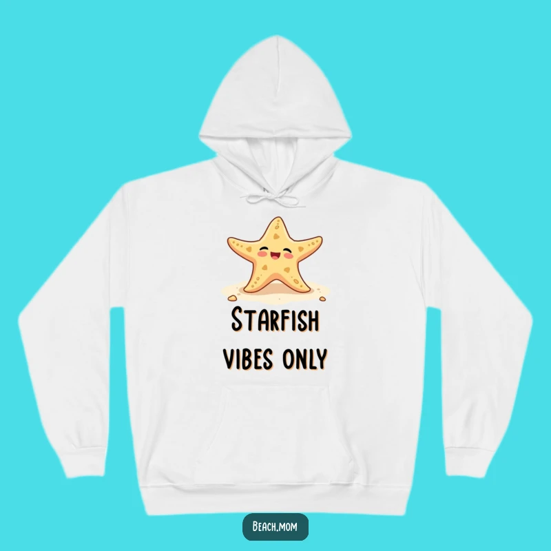 Funny Starfish Hoodie: Cozy Beach Wiggling Arms Comfort Gift!