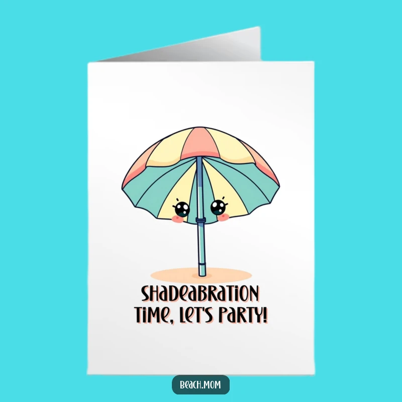 Funny Umbrella Birthday Card Free Printable: Wiggling Fun Downloadable Gift