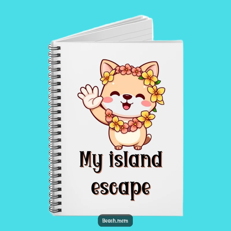 Funny Aloha Animal Lei Notebook - Creative Funny Gift for Note-Taking