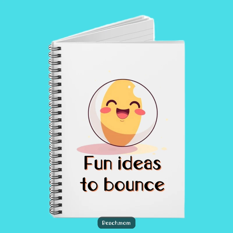 Funny Beach Ball Notebook: Jot Down Ideas with Sunny Humor