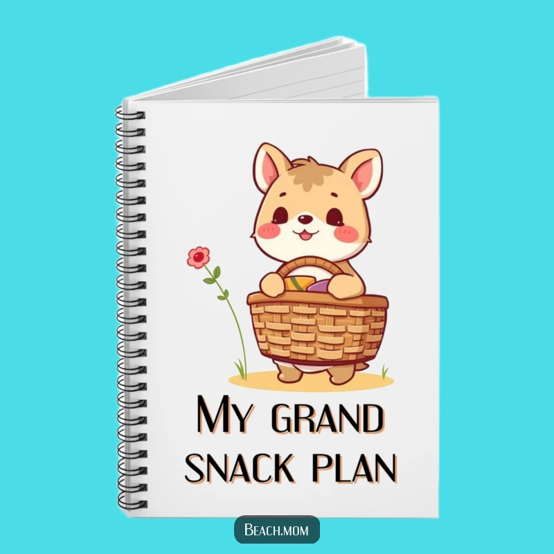 Funny Excited Animal Picnic Notebook - Creative Funny Gift for Journaling