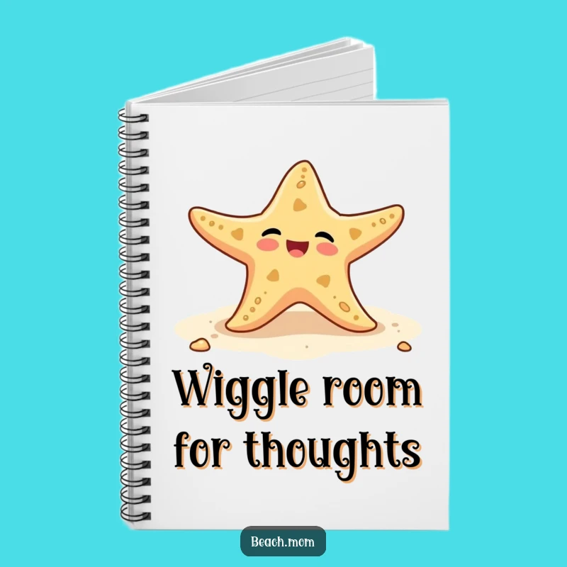 Funny Starfish Notebook: Wiggling Arms Beach Journal Gift!