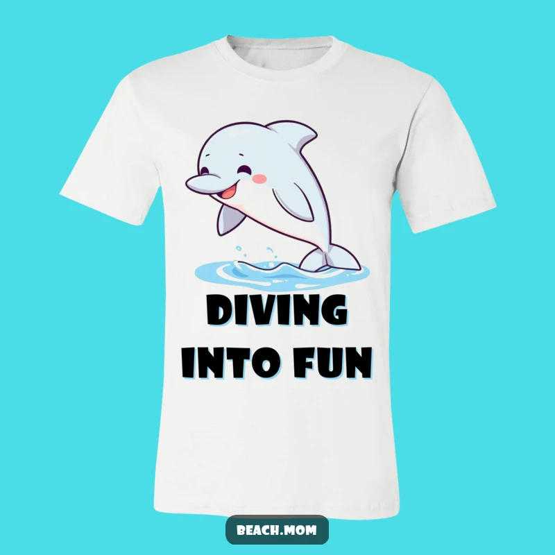 Funny Dolphin Leap T-Shirt: Hilarious Ocean Grin Tee, Perfect Gift