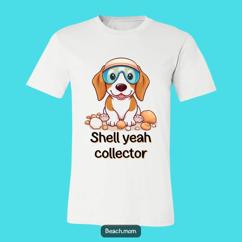 Funny Basset Hound Beachcomber T-Shirt: Hilarious Dog Tee for Collectors