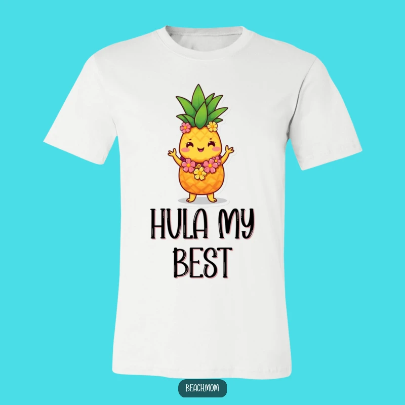 Funny Pineapple Hula T-Shirt: Wearable Aloha with a Cute Character Gift