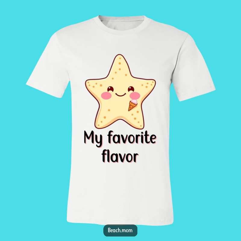 Funny Starfish Ice Cream T-Shirt: Hilarious Summer Treat Tee, Perfect Funny Gift
